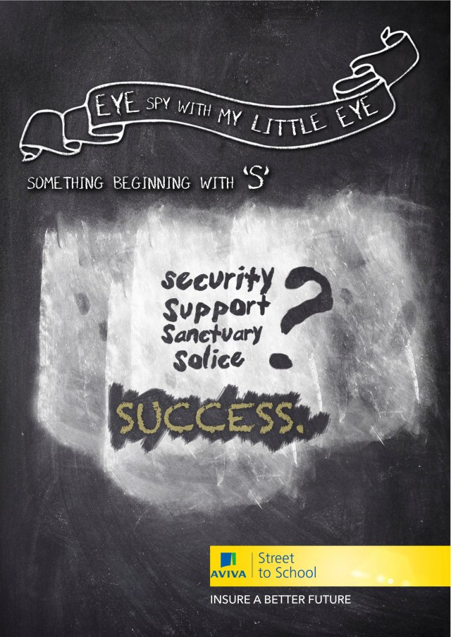 First poster for Aviva Insurance Street to School Programme