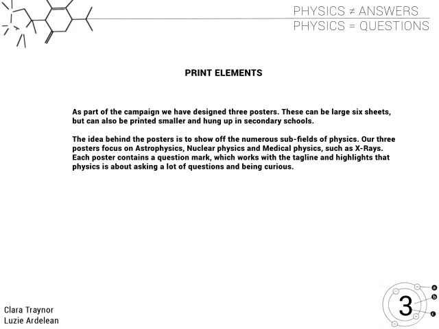 Physics Brief rationale pg3