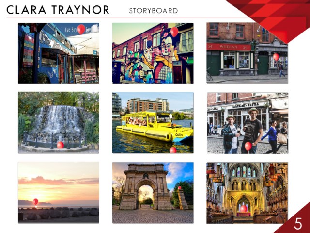 98FM Video concept storyboard